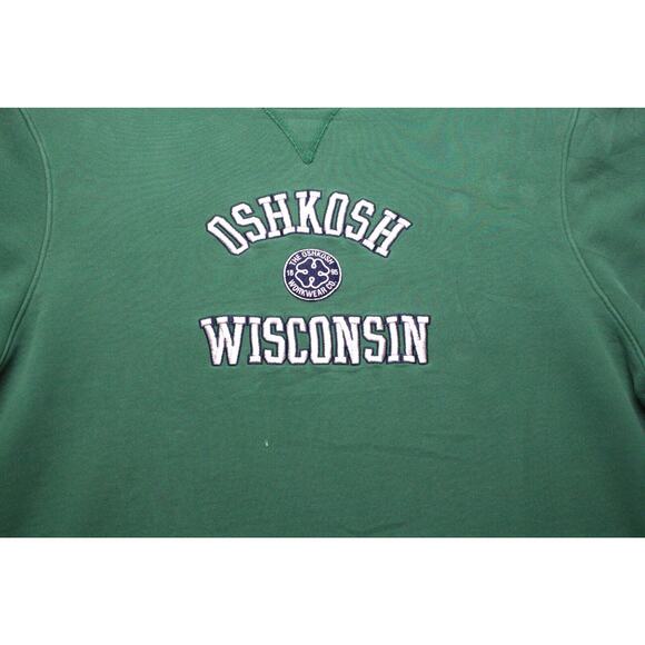 Vintage Oshkosh Workwear Sweatshirt Men's Large Osh Kosh Wisconsin Distressed - Picture 1 of 6